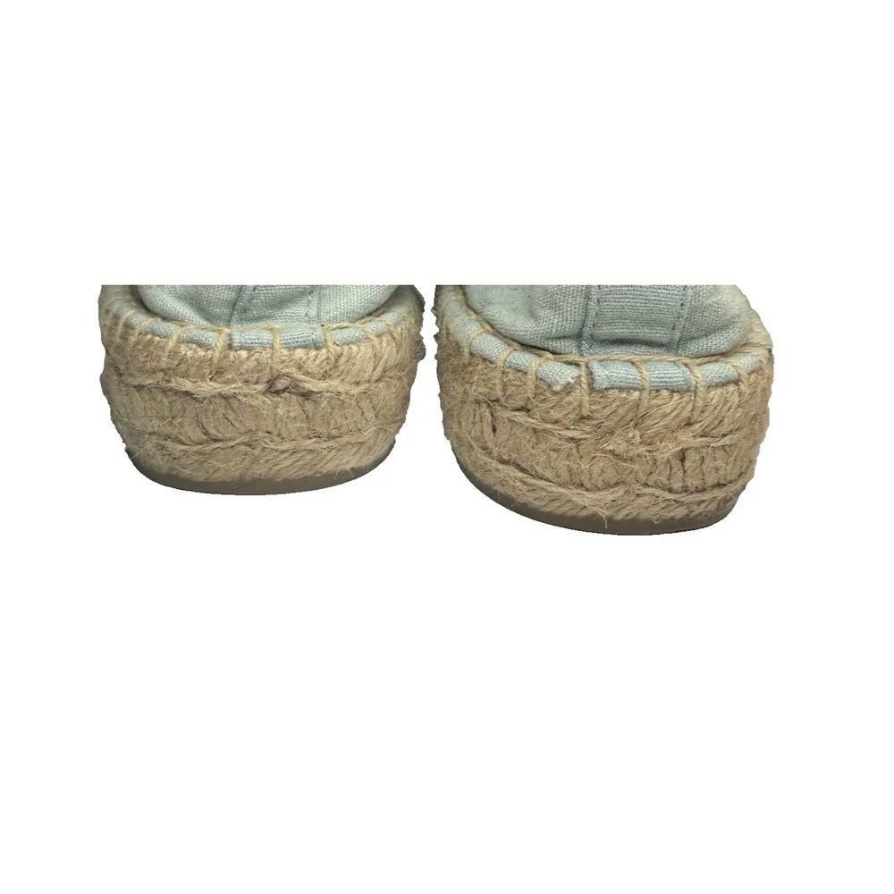 Soludos Espadrille Women's US 10 Lemon Embroidered Organic Cotton Shoes Dopamine